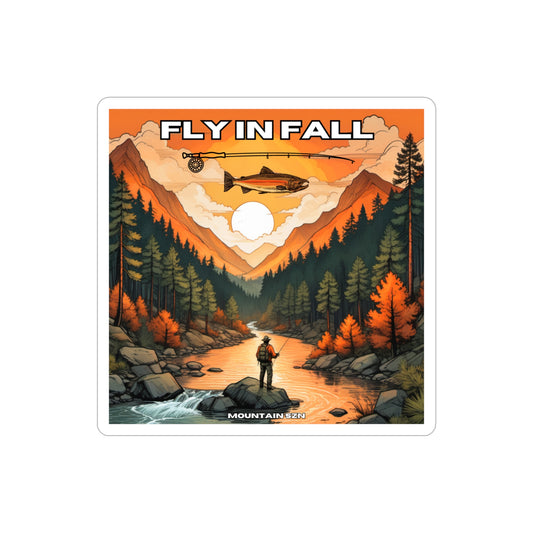 Fly In Fall Stickers, Die-Cut, 1pc