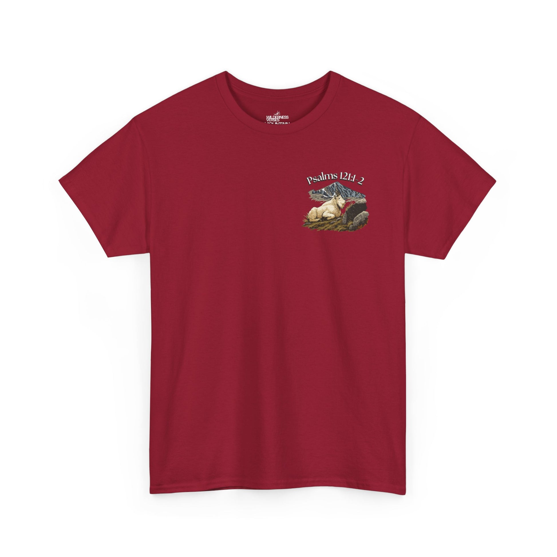 Psalms 121:1-2 Mountain Goat Tee