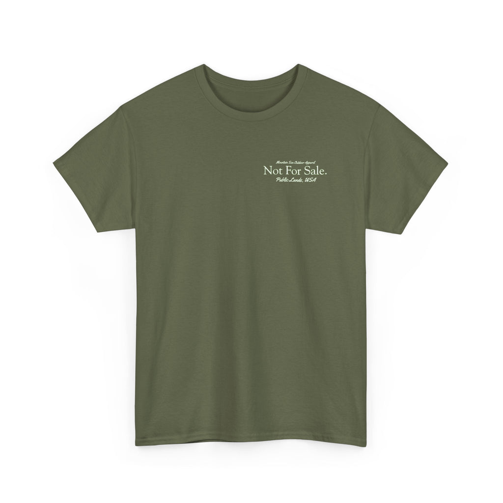Not For Sale Elk Public Lands Tee