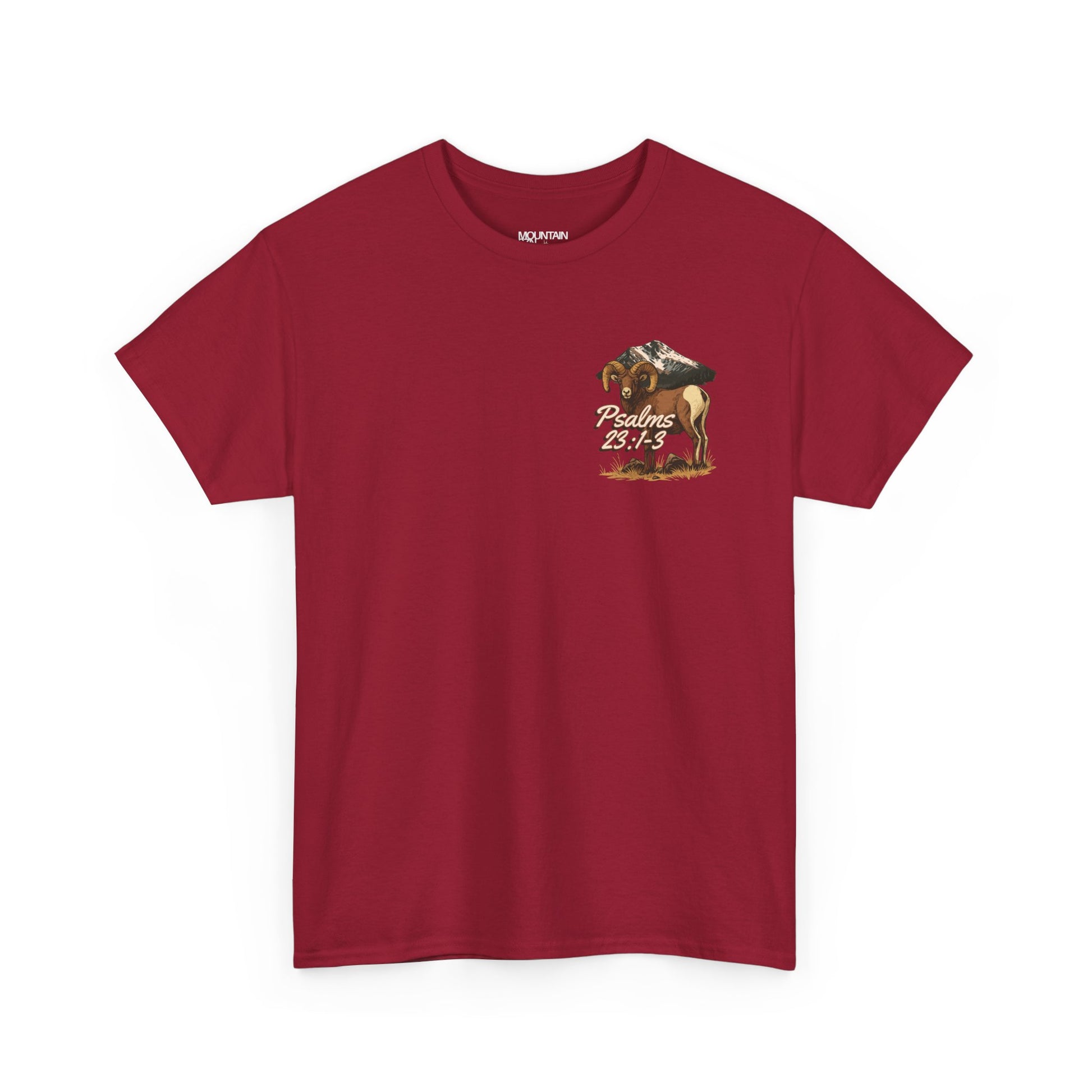 Psalms 23:1-3 Bighorn Tee