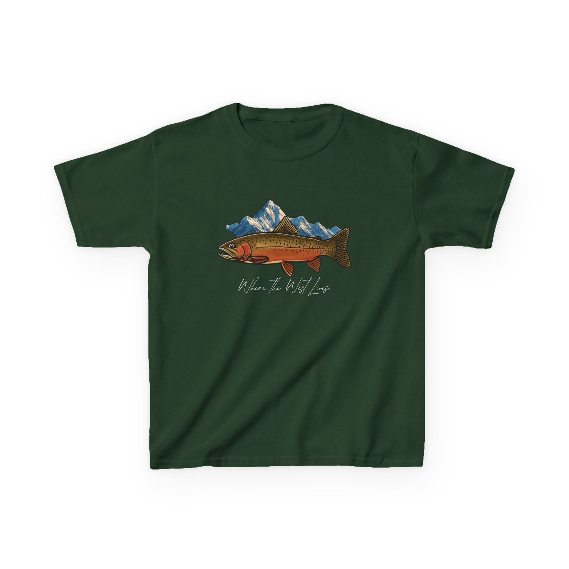 Where the West Lives Cutthroat Kids Tee