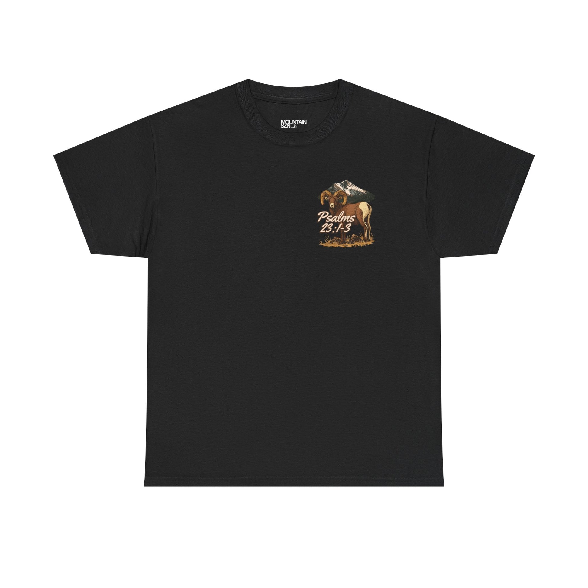 Psalms 23:1-3 Bighorn Tee