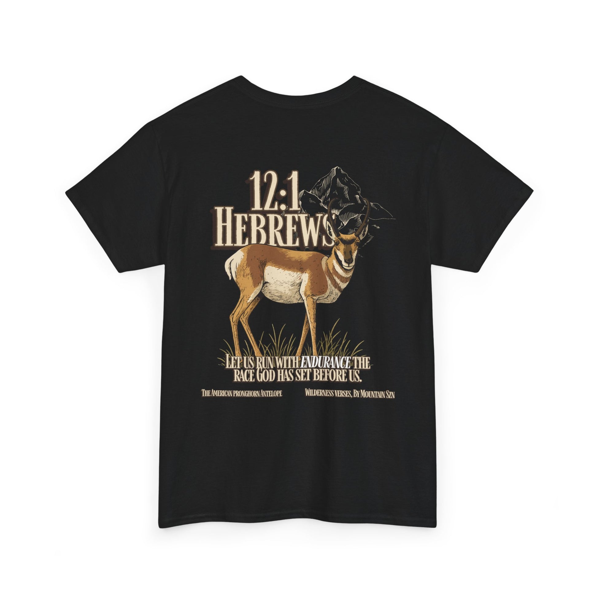 Hebrews 12:1 Pronghorn Tee