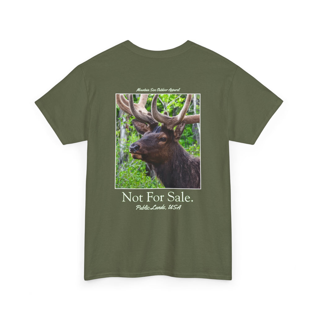 Not For Sale Elk Public Lands Tee