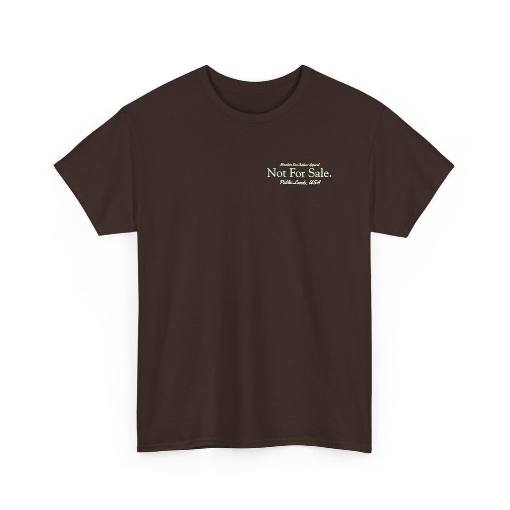 Not For Sale Elk Public Lands Tee