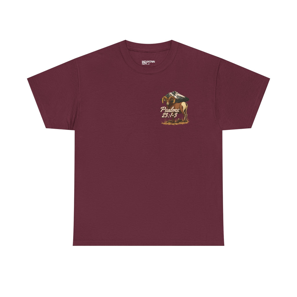 Psalms 23:1-3 Bighorn Tee