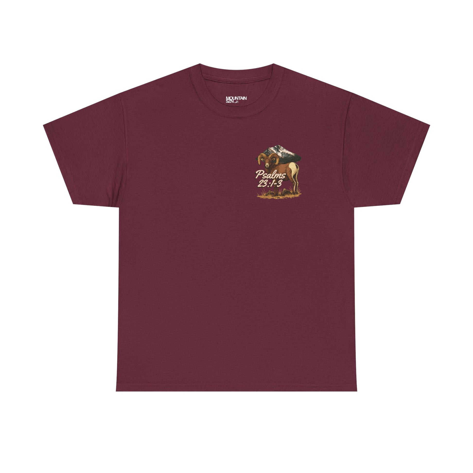 Psalms 23:1-3 Bighorn Tee