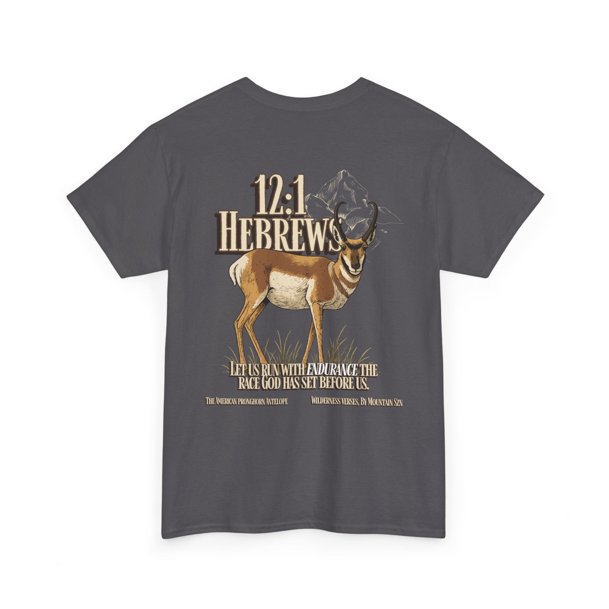 Hebrews 12:1 Pronghorn Tee