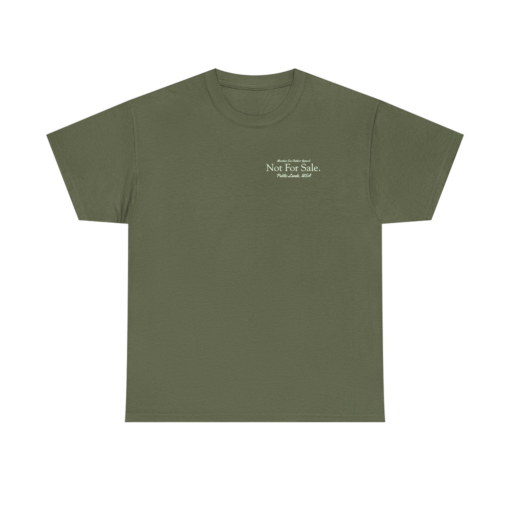 Not For Sale Elk Public Lands Tee