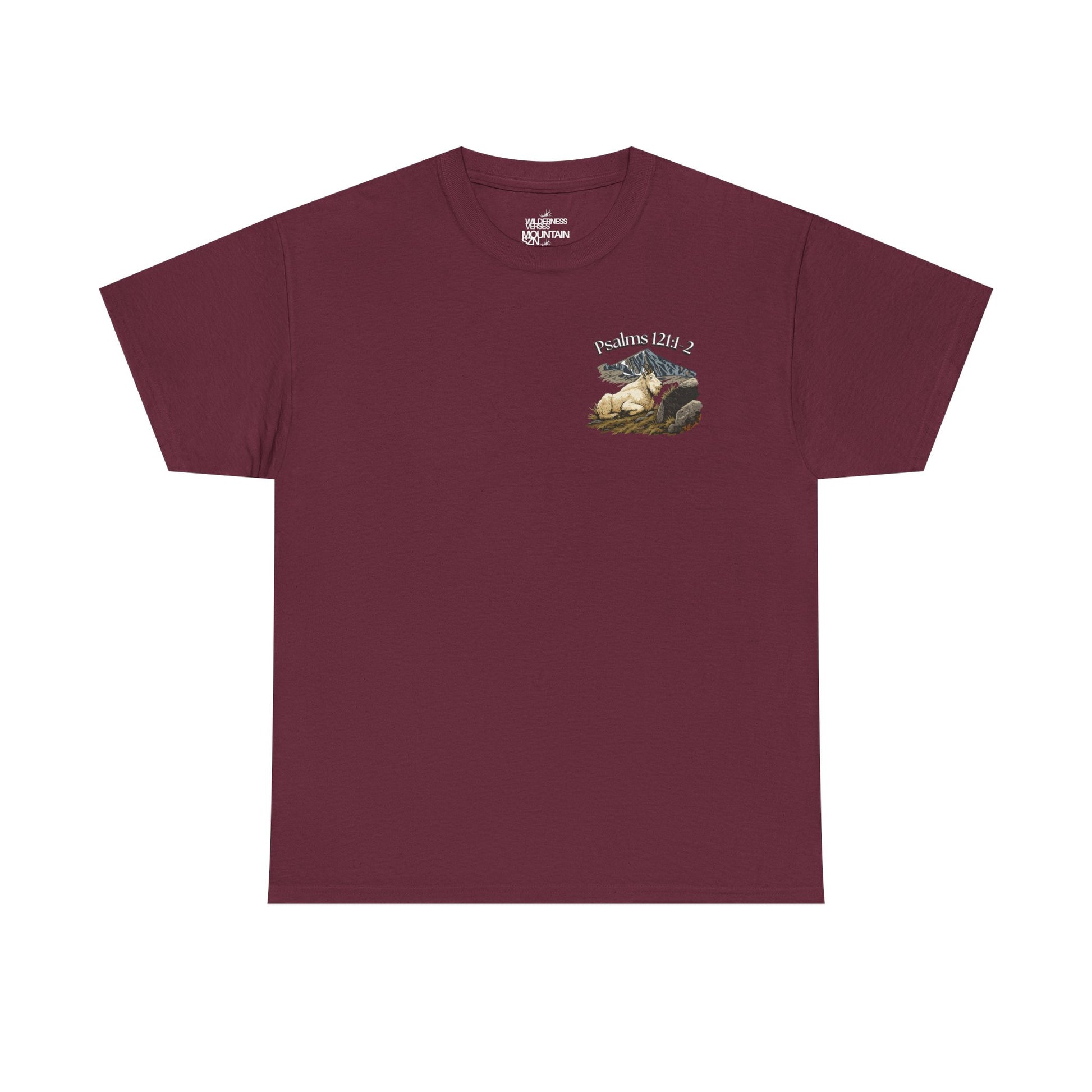 Psalms 121:1-2 Mountain Goat Tee