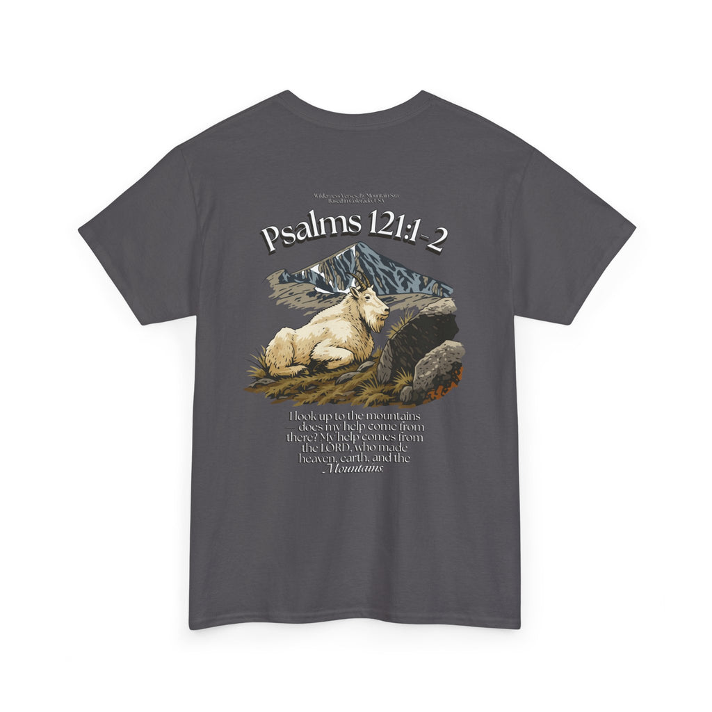 Psalms 121:1-2 Mountain Goat Tee