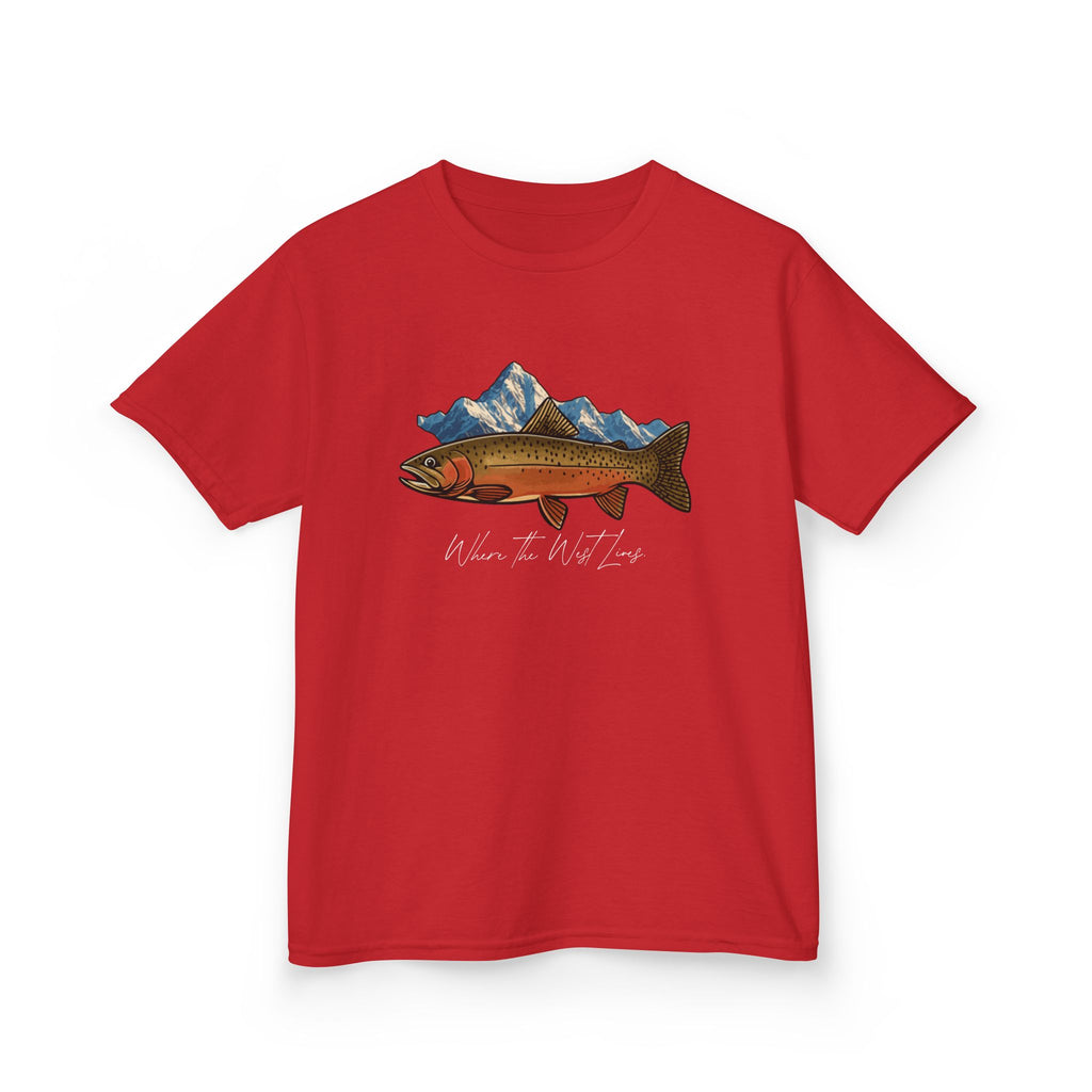 Where the West Lives Cutthroat Kids Tee