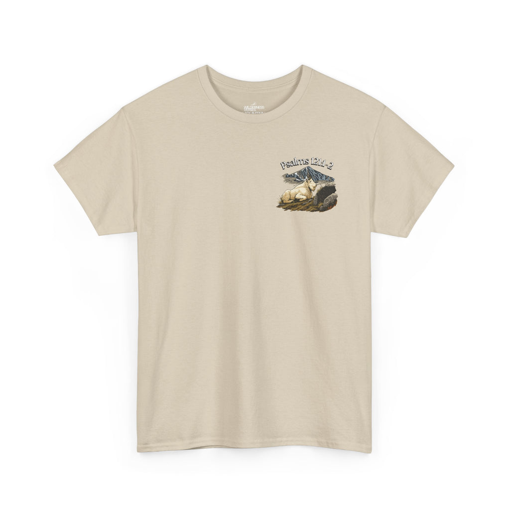 Psalms 121:1-2 Mountain Goat Tee