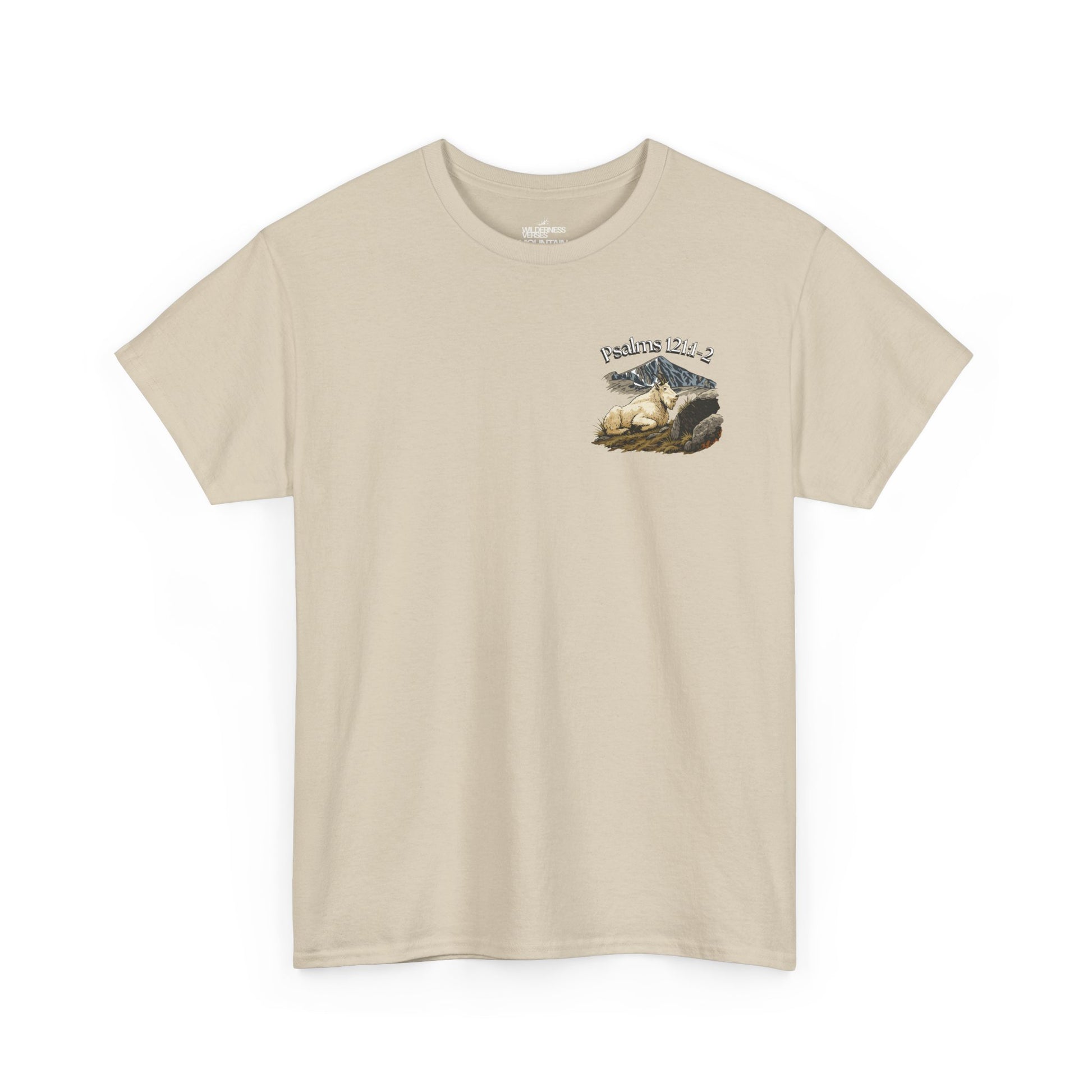 Psalms 121:1-2 Mountain Goat Tee