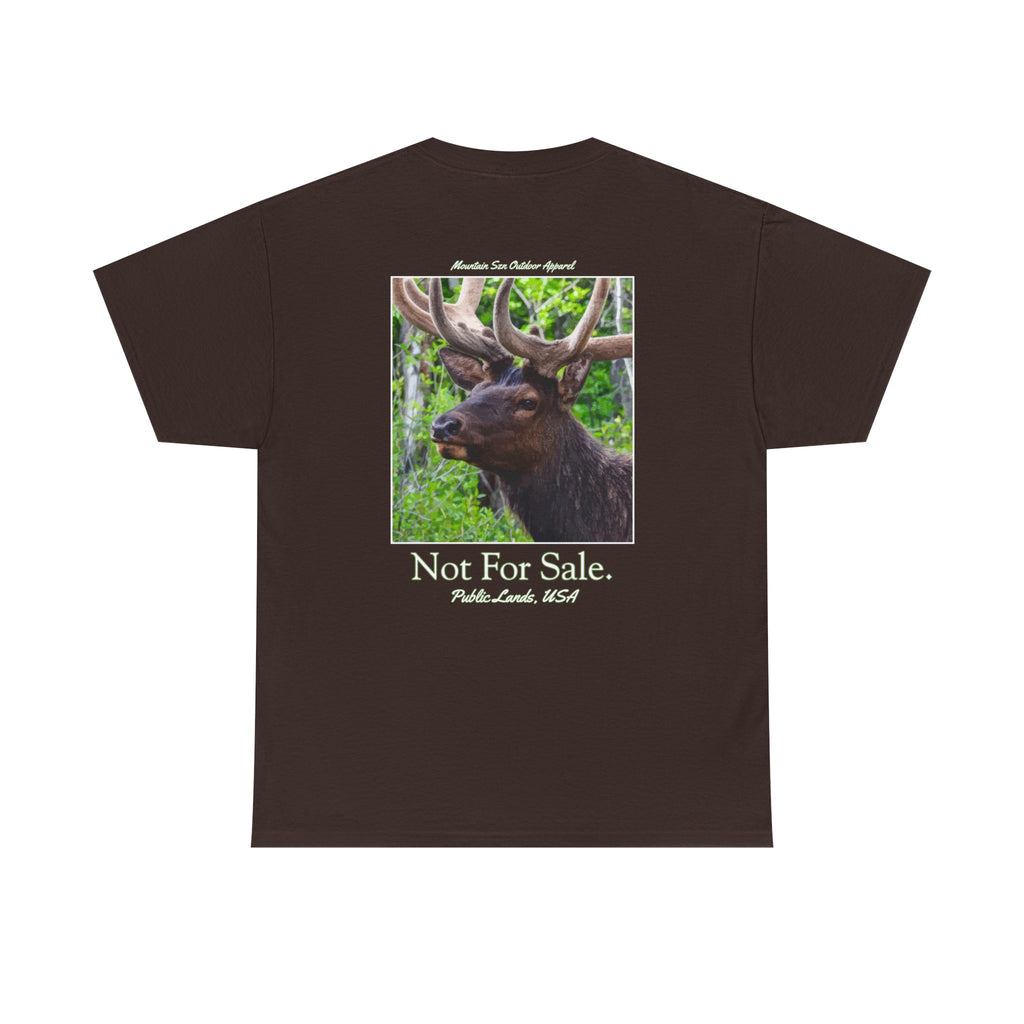 Not For Sale Elk Public Lands Tee