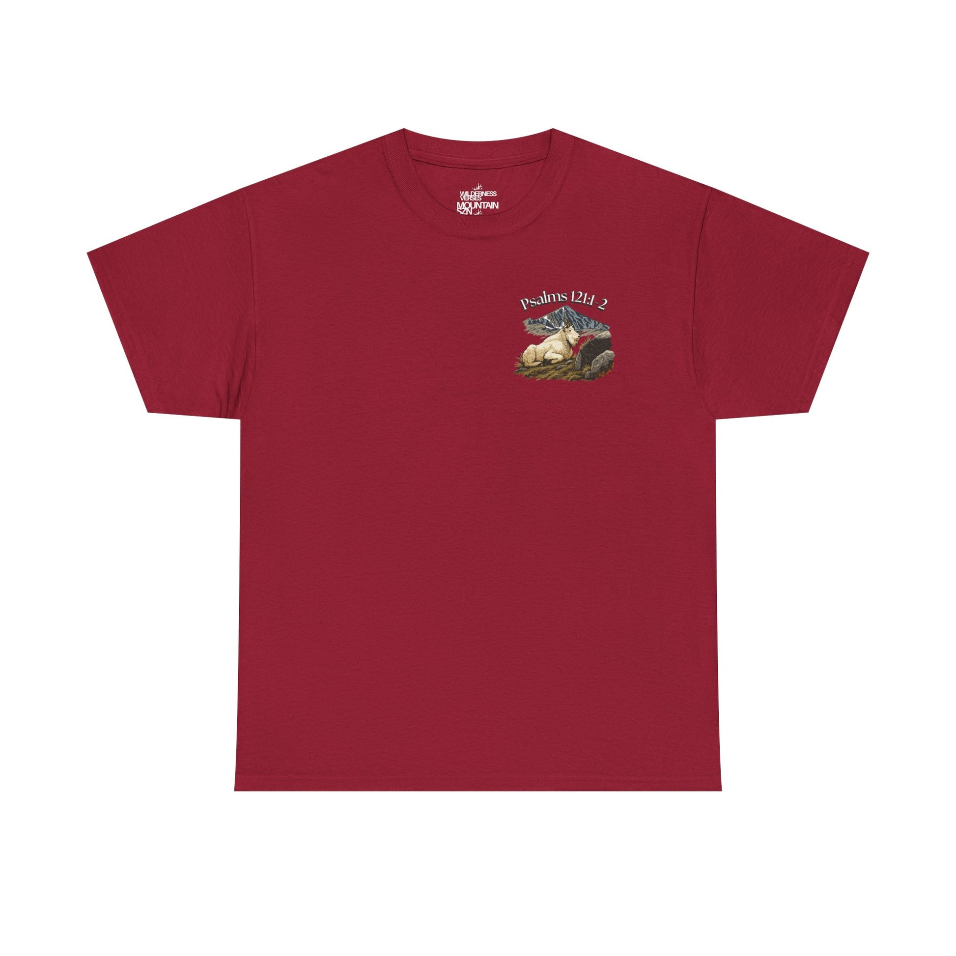 Psalms 121:1-2 Mountain Goat Tee