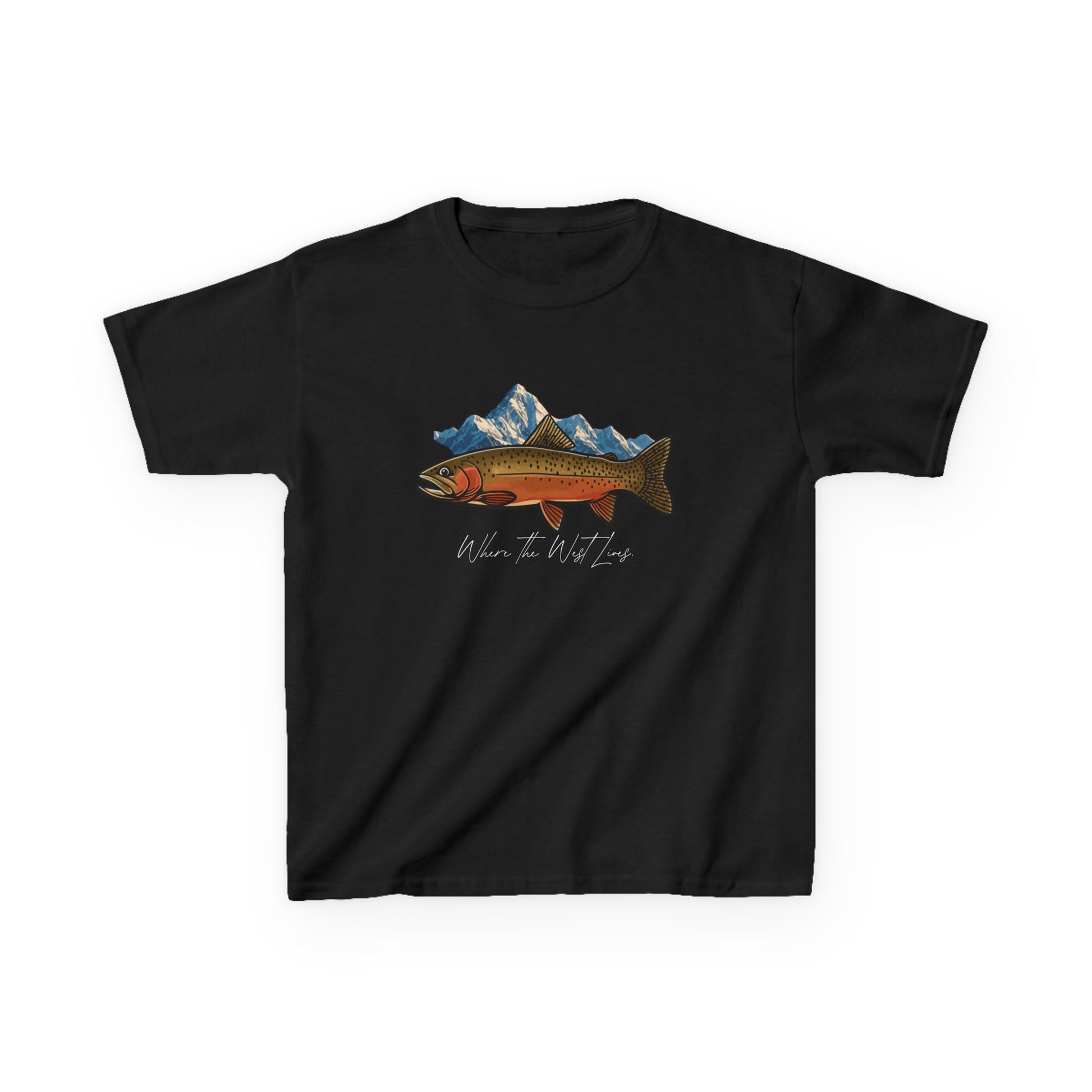 Where the West Lives Cutthroat Kids Tee