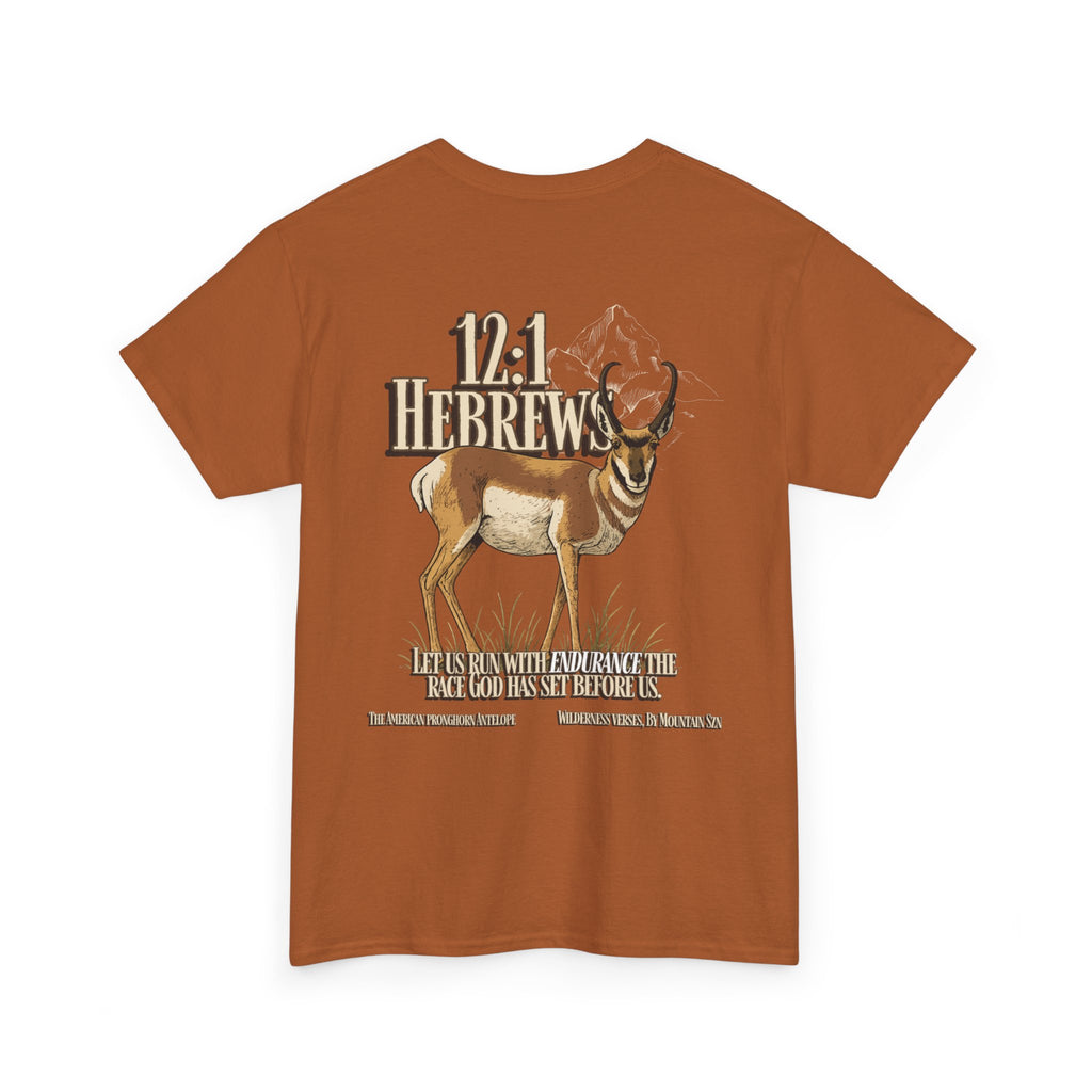 Hebrews 12:1 Pronghorn Tee