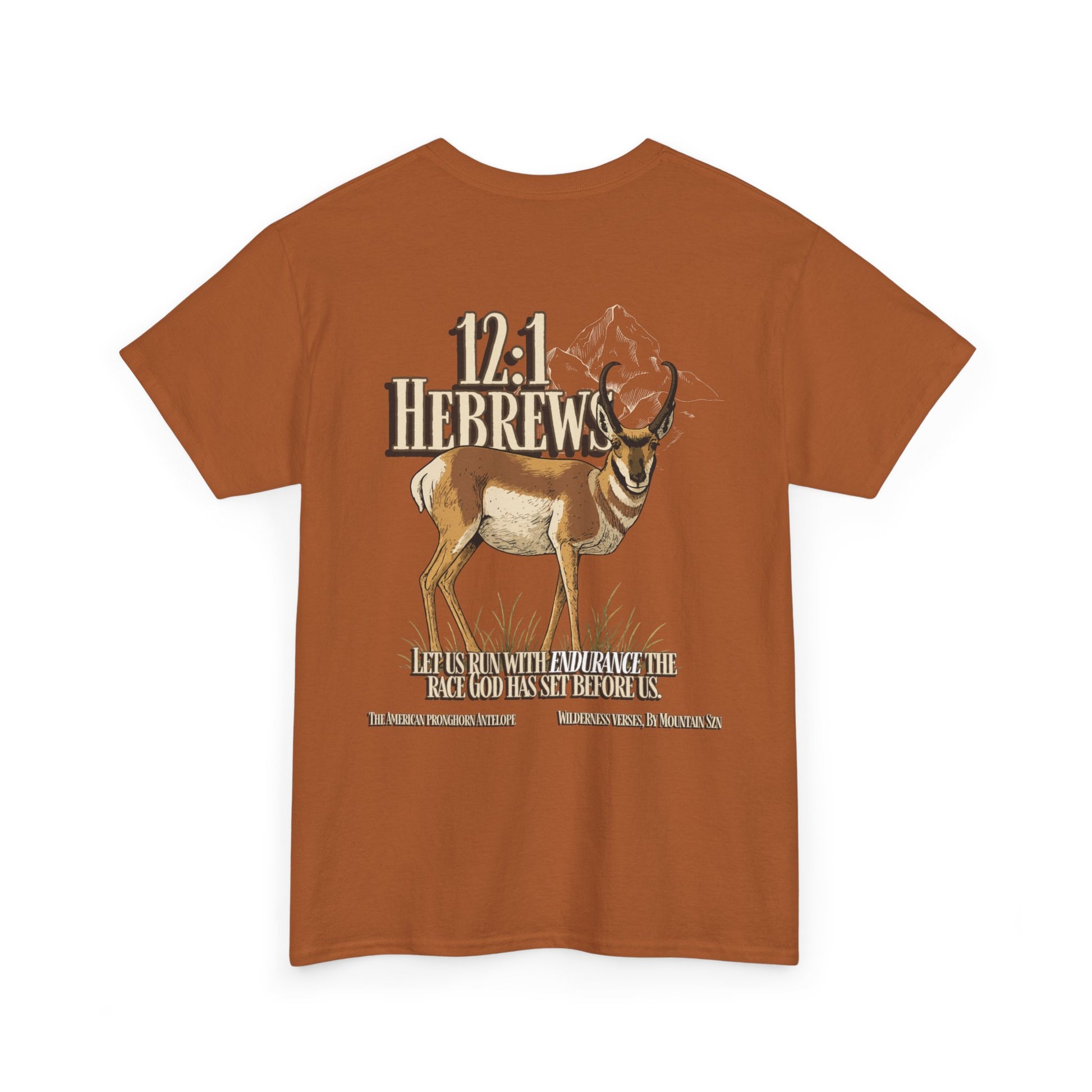Hebrews 12:1 Pronghorn Tee