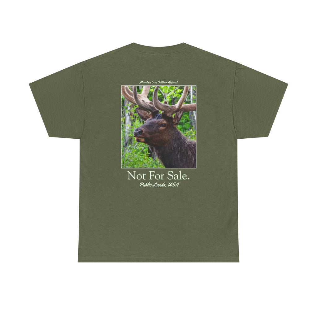 Not For Sale Elk Public Lands Tee