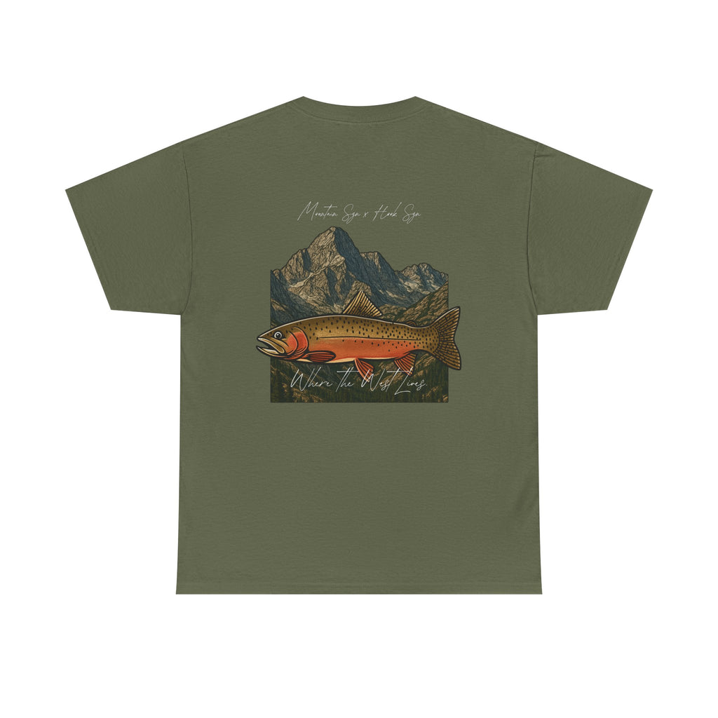 Where The West Lives Cutthroat Tee