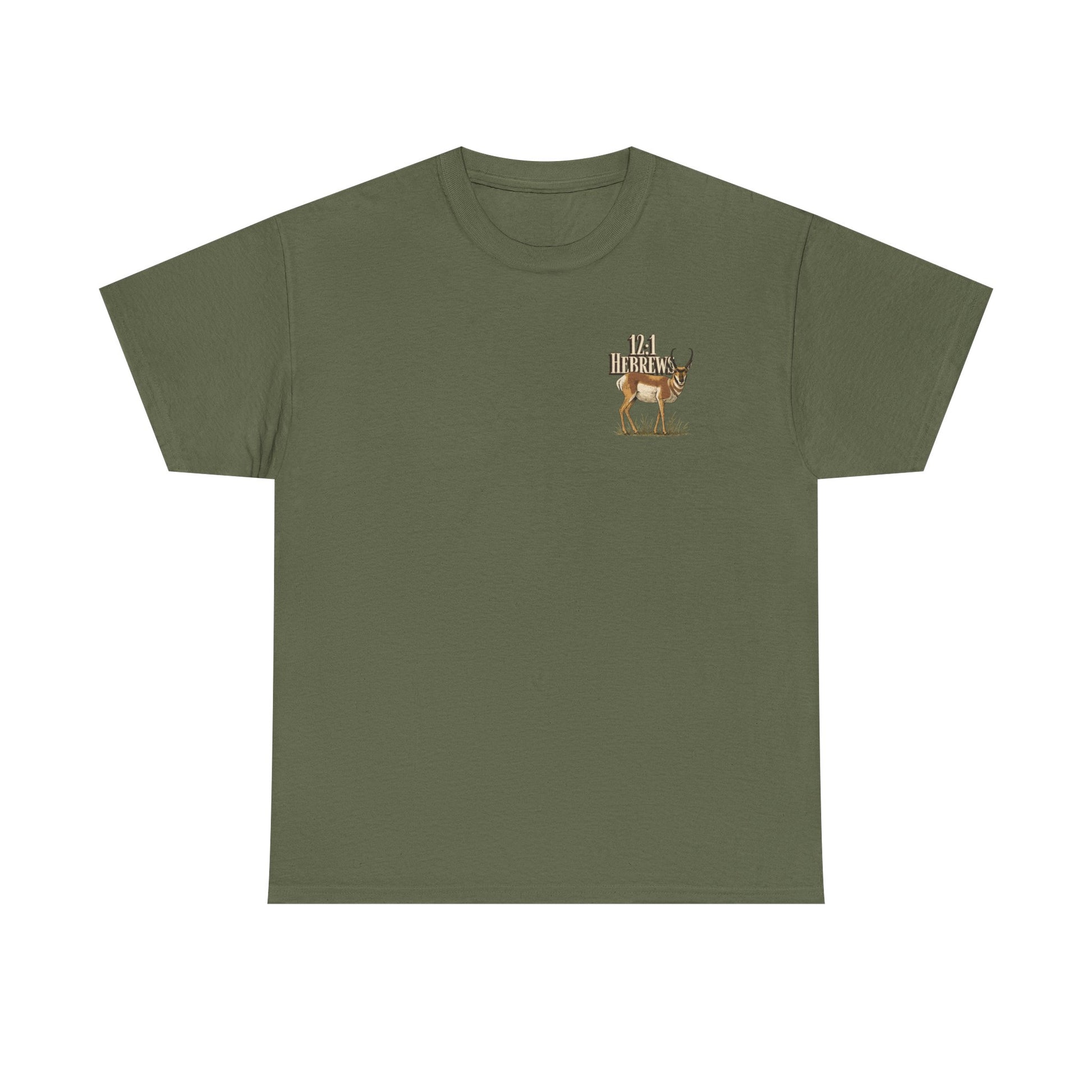 Hebrews 12:1 Pronghorn Tee
