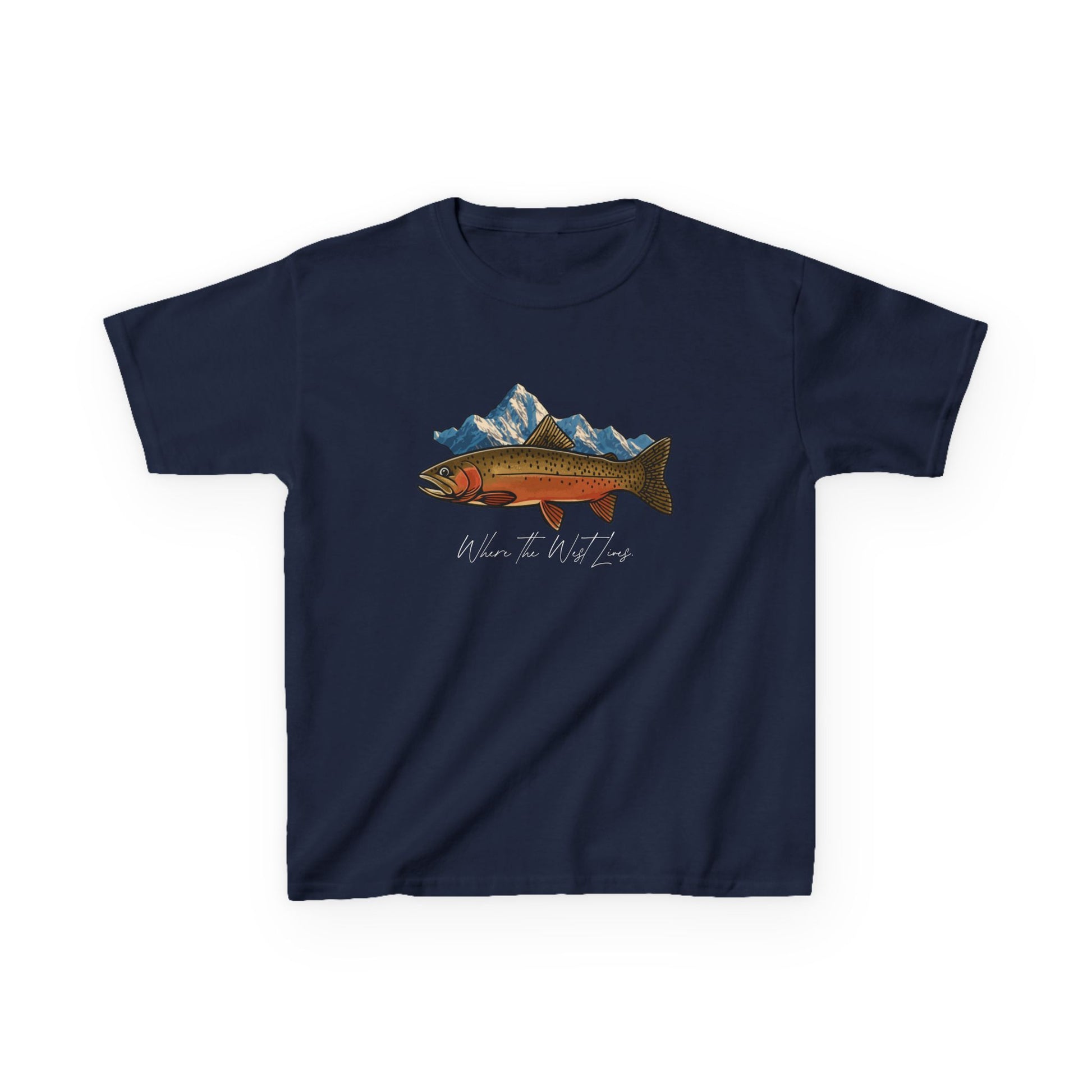 Where the West Lives Cutthroat Kids Tee