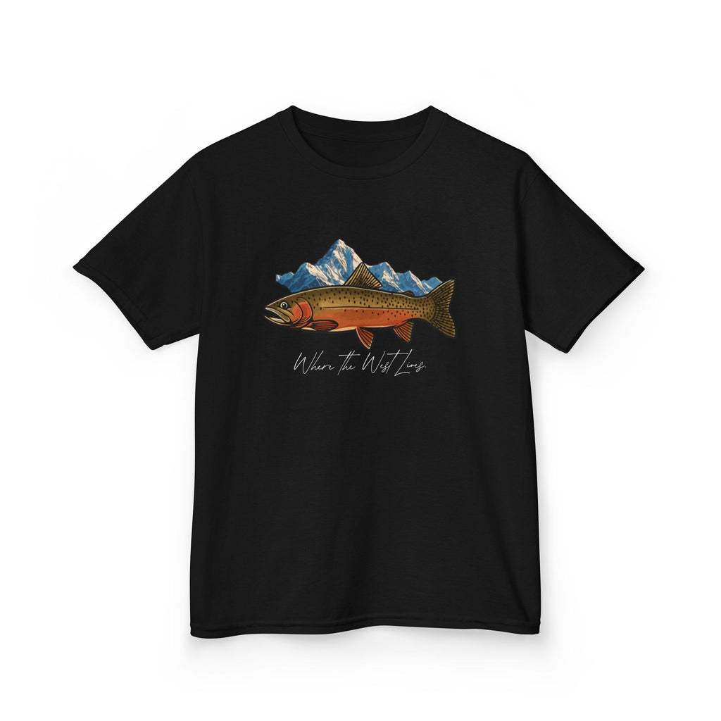 Where the West Lives Cutthroat Kids Tee