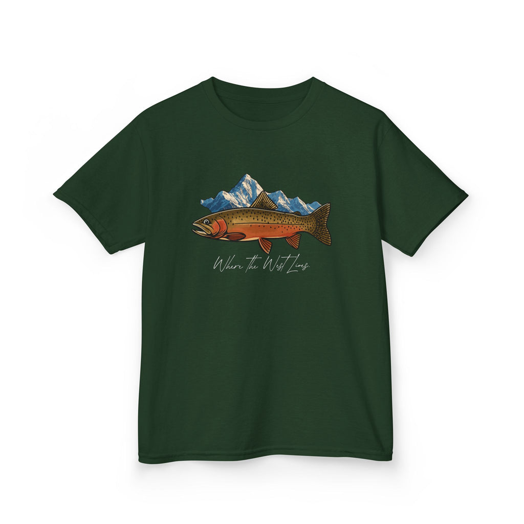 Where the West Lives Cutthroat Kids Tee