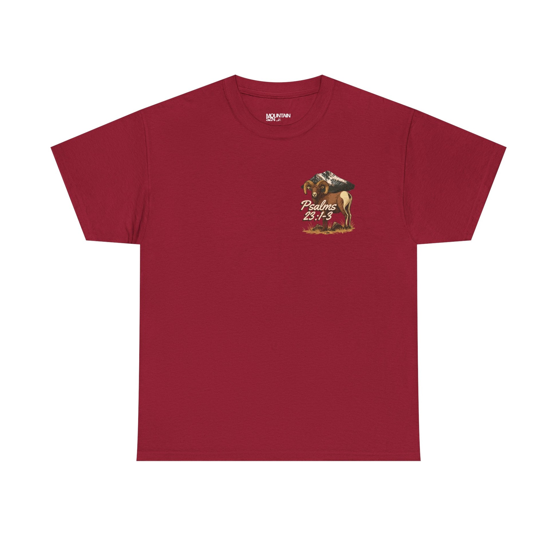 Psalms 23:1-3 Bighorn Tee