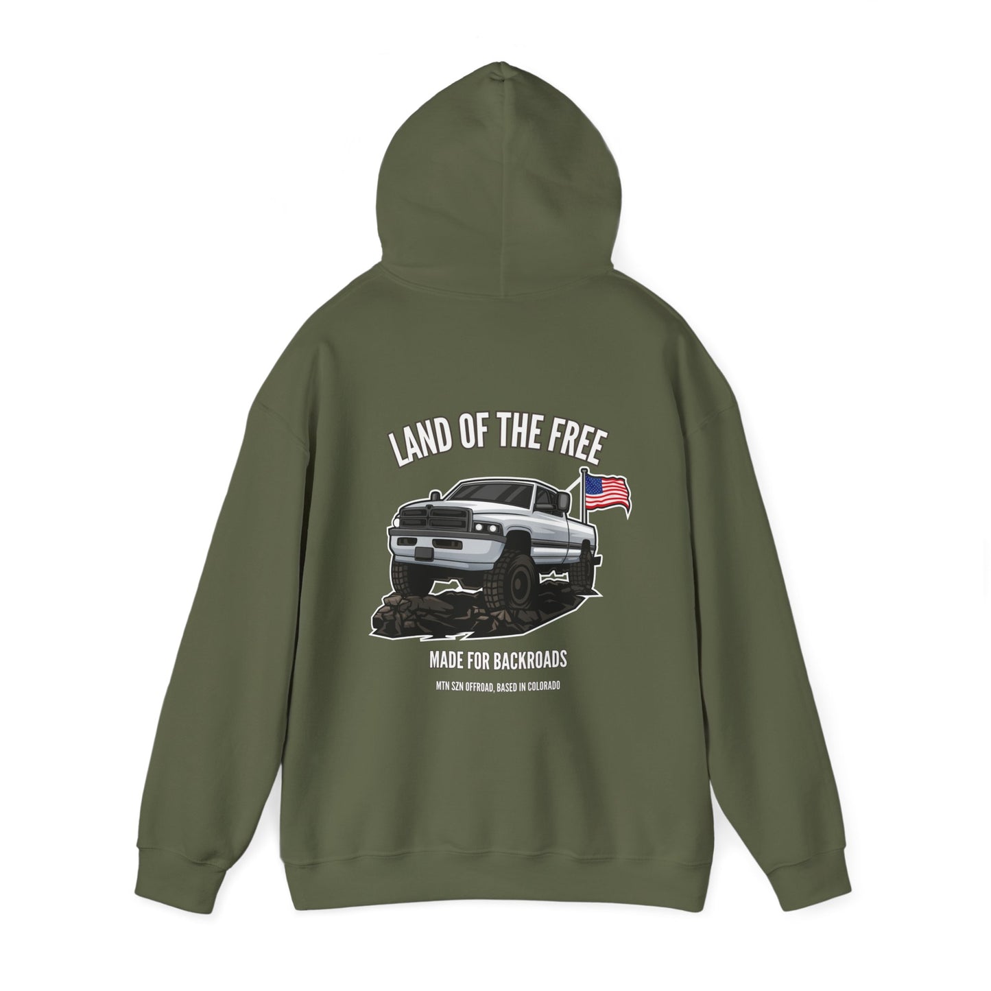 Land Of The Free Ram Hoodie