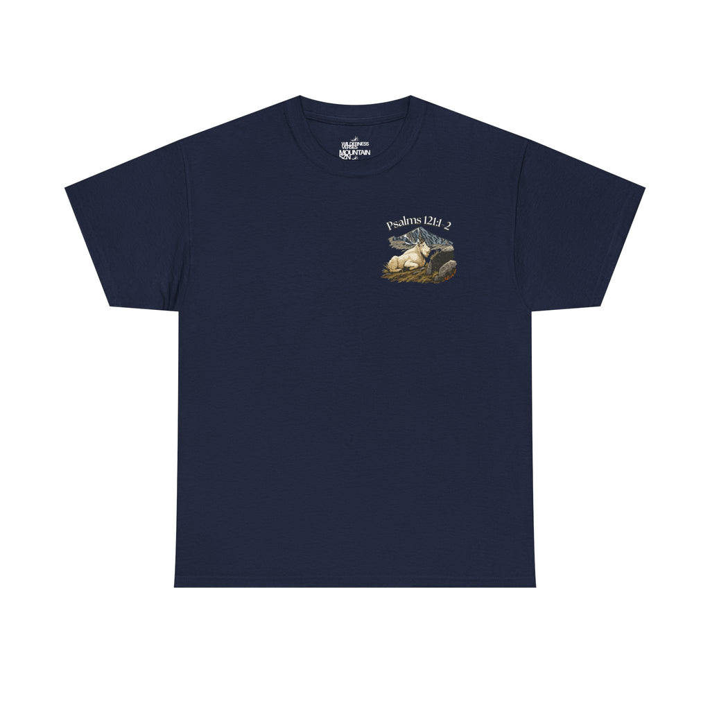 Psalms 121:1-2 Mountain Goat Tee