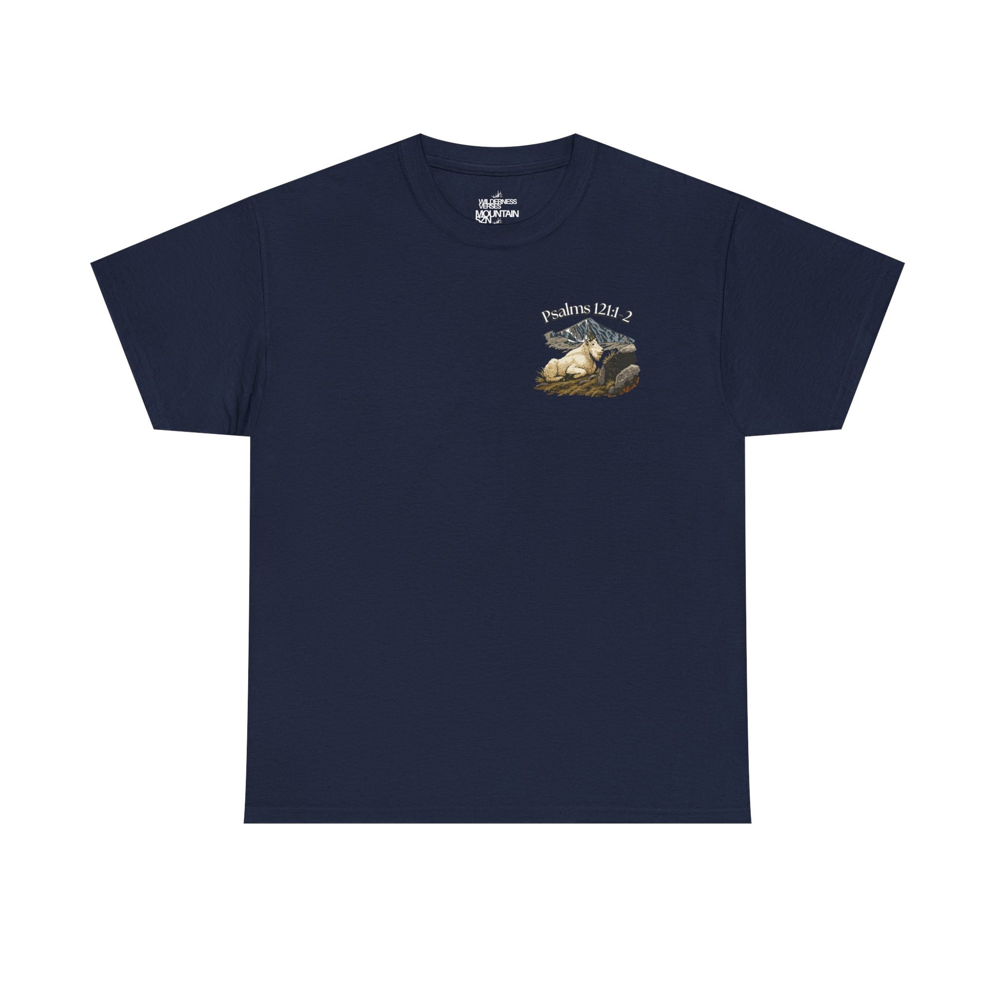 Psalms 121:1-2 Mountain Goat Tee