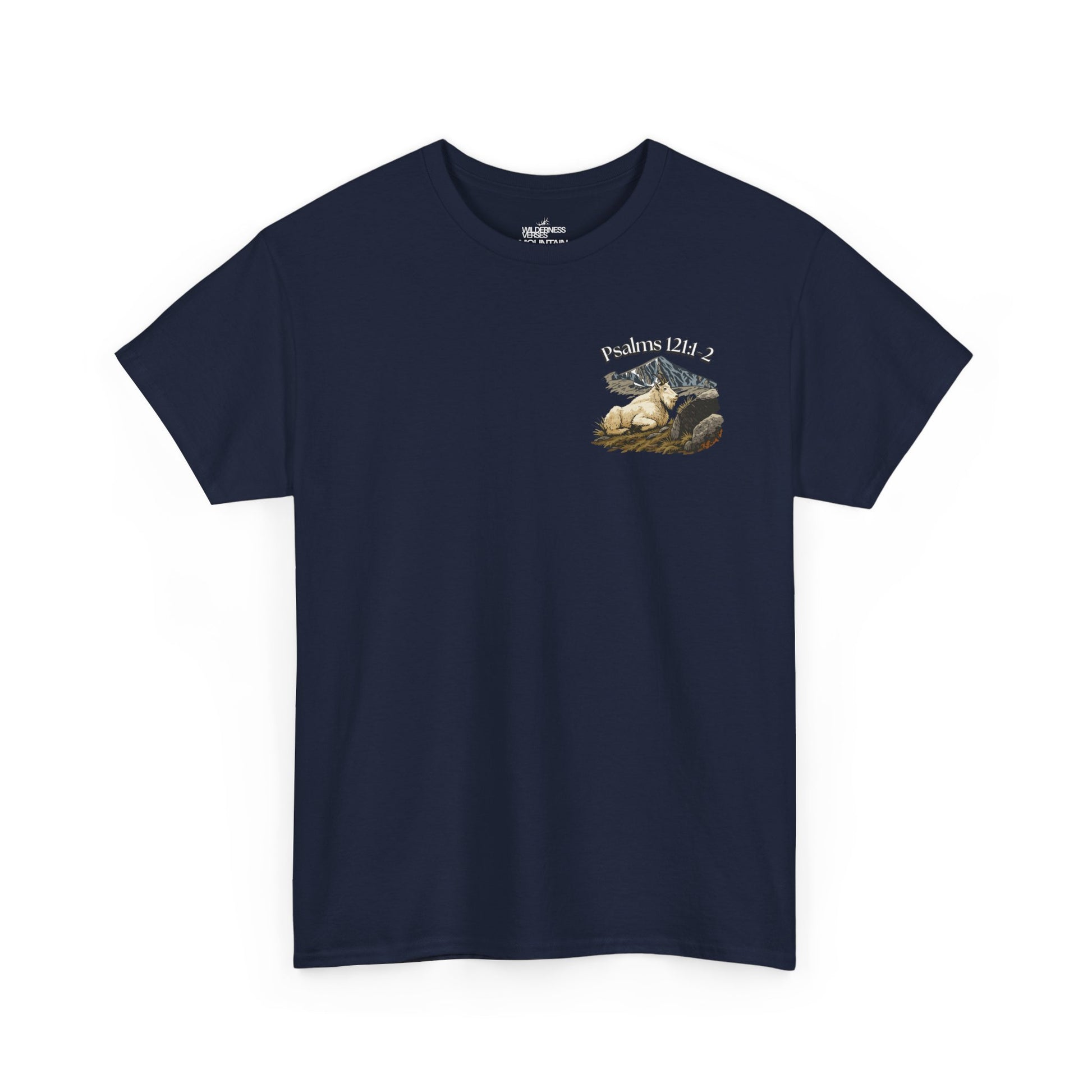 Psalms 121:1-2 Mountain Goat Tee