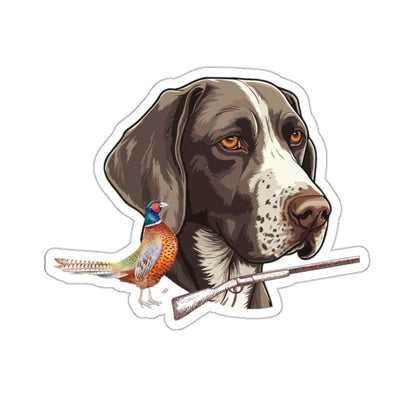 Dog and Pheasant Sticker Tee