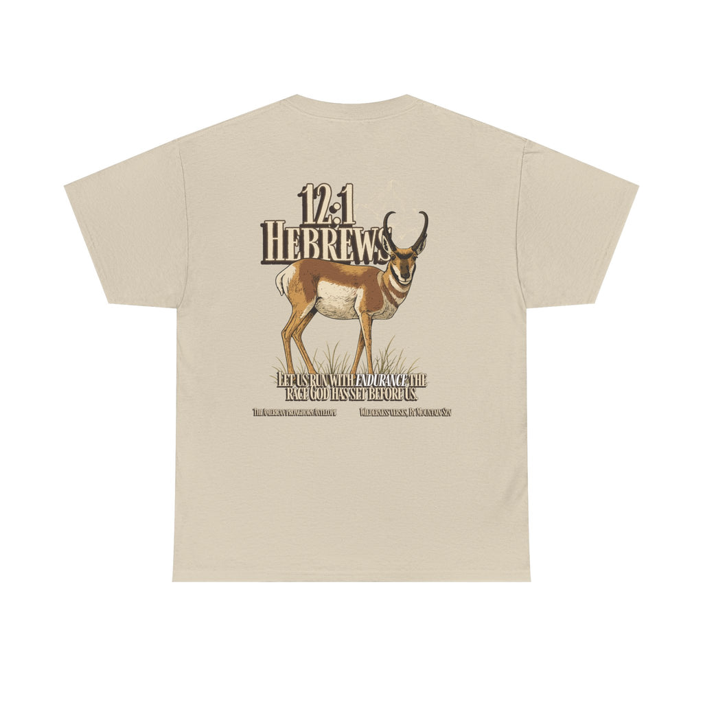 Hebrews 12:1 Pronghorn Tee