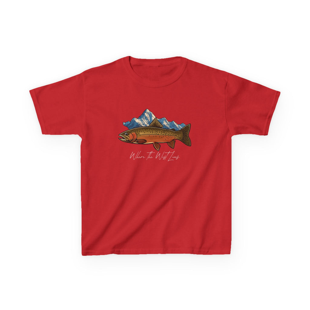 Where the West Lives Cutthroat Kids Tee