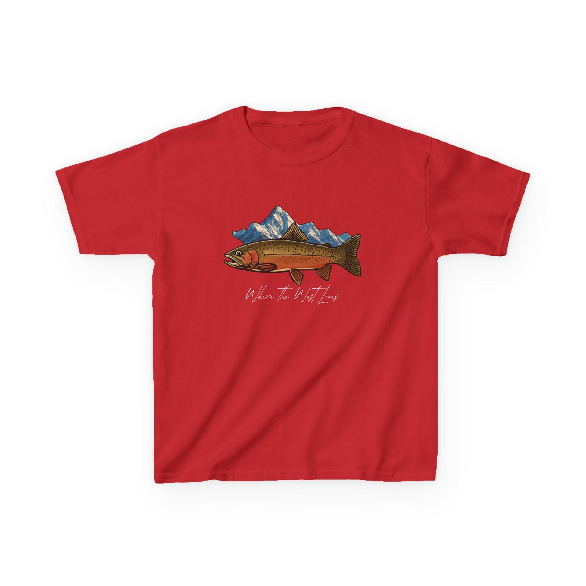 Where the West Lives Cutthroat Kids Tee