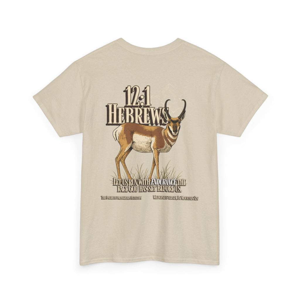 Hebrews 12:1 Pronghorn Tee