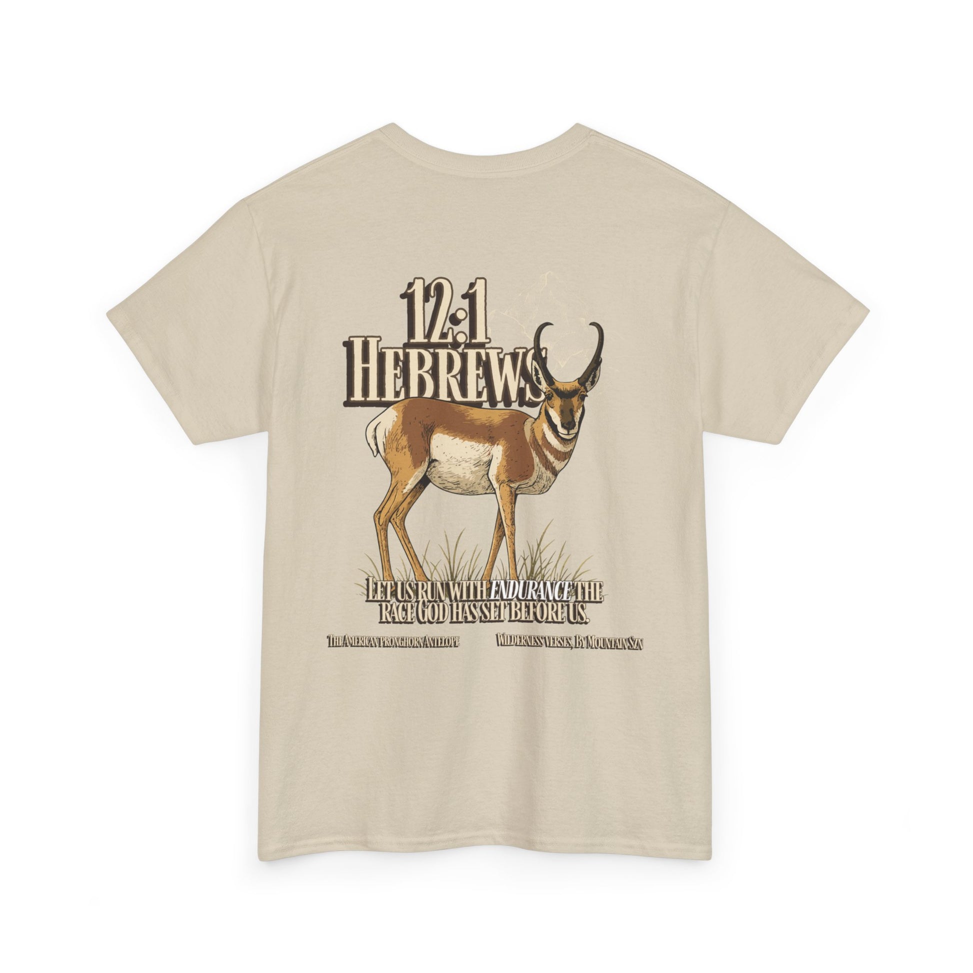 Hebrews 12:1 Pronghorn Tee