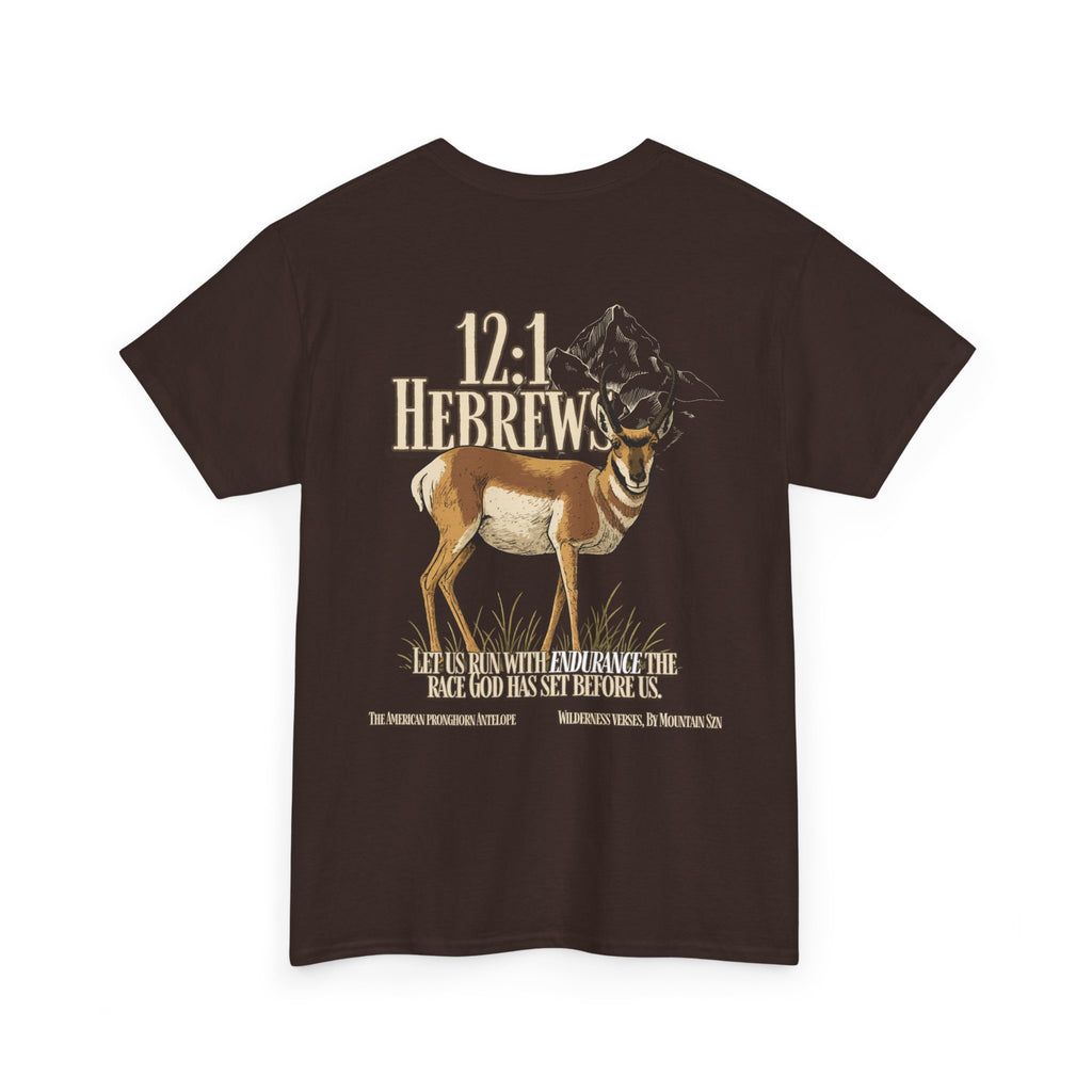 Hebrews 12:1 Pronghorn Tee
