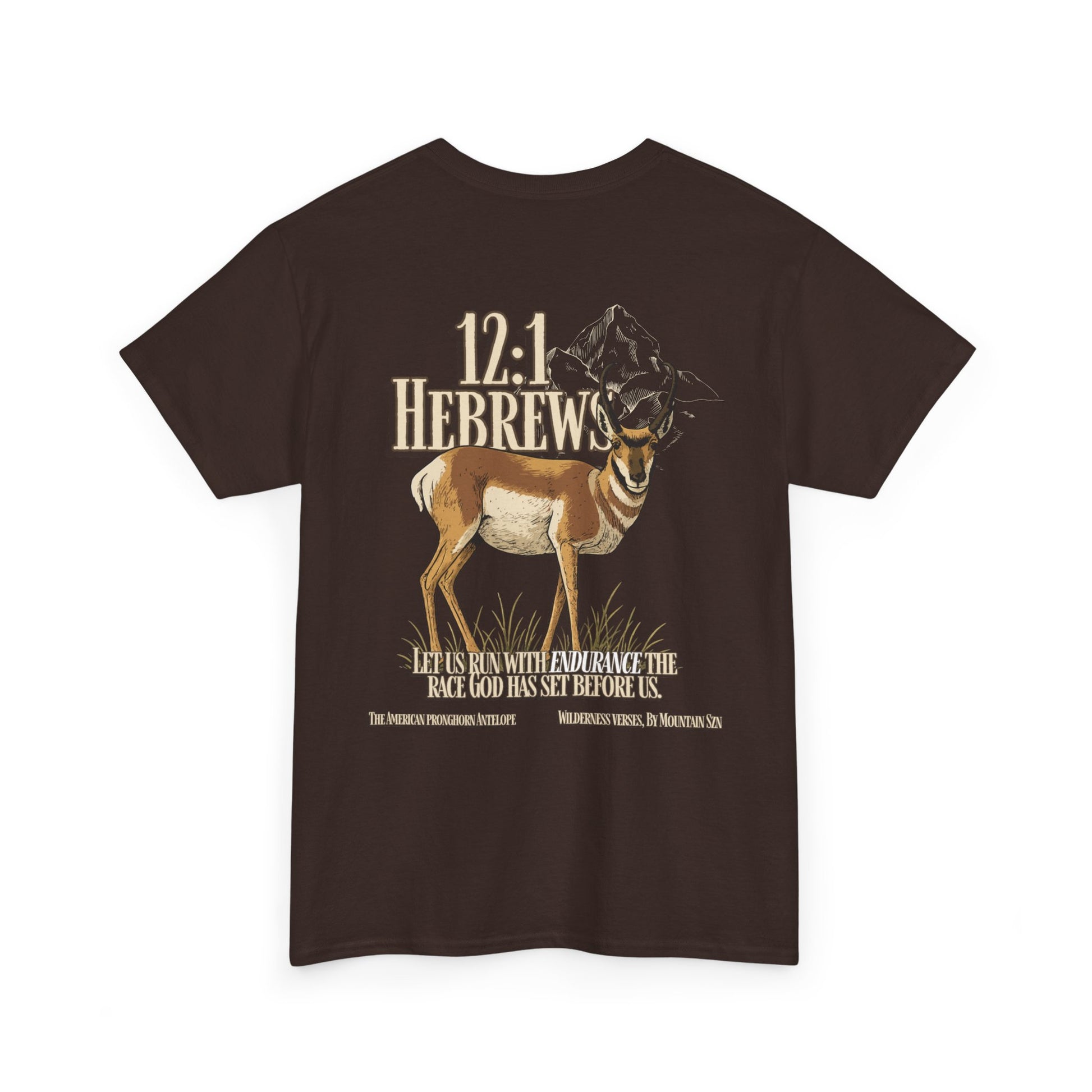 Hebrews 12:1 Pronghorn Tee