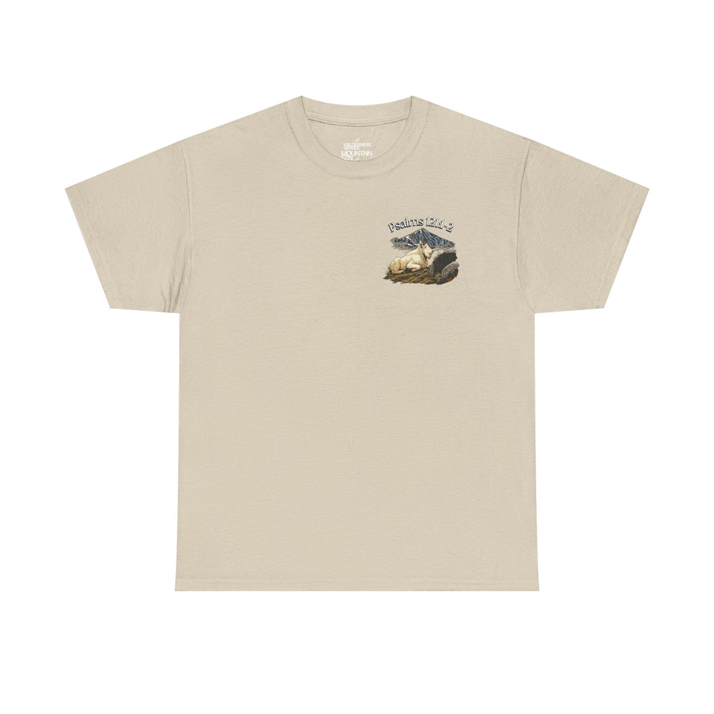 Psalms 121:1-2 Mountain Goat Tee