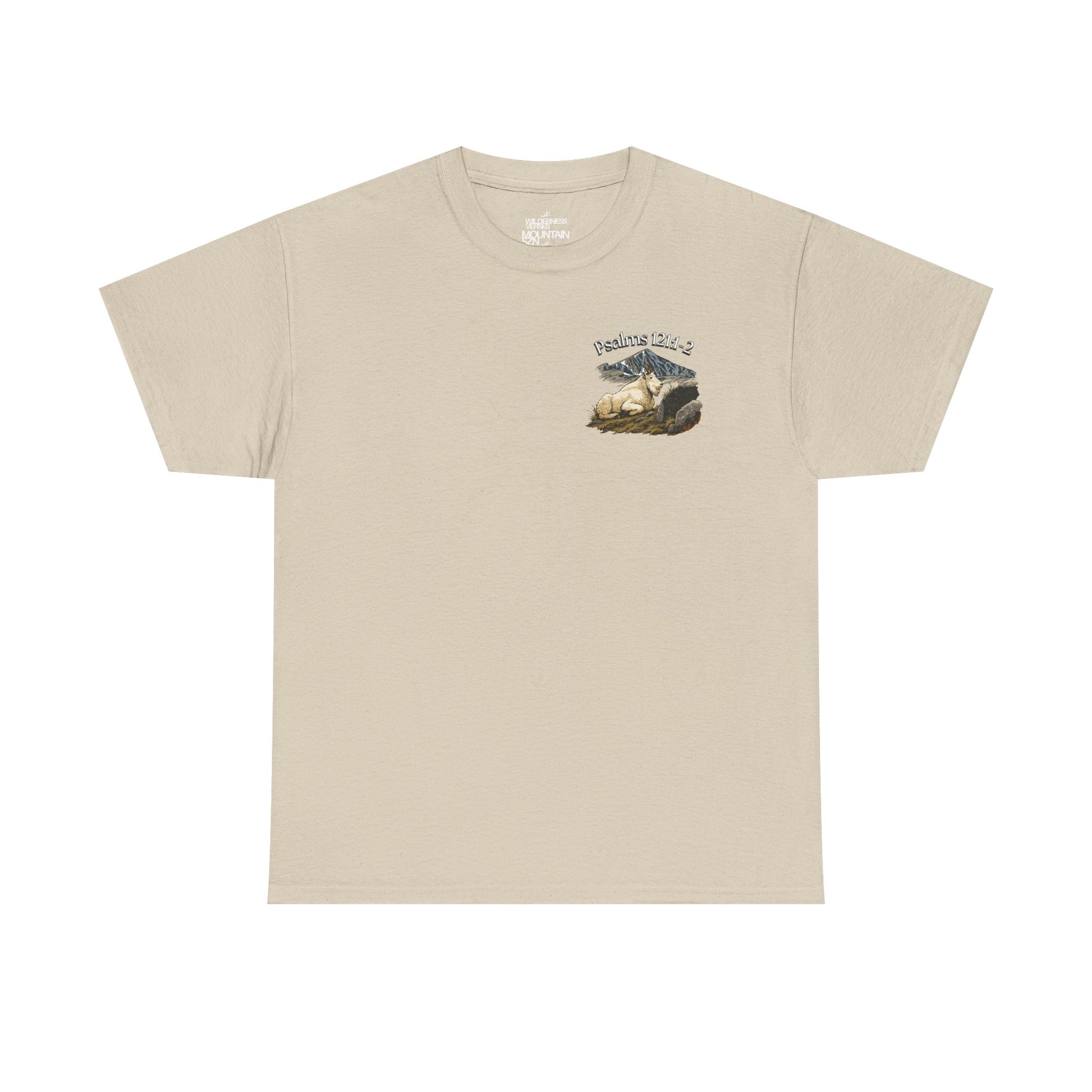 Psalms 121:1-2 Mountain Goat Tee