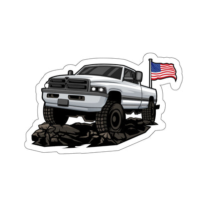 Land of The Free Ram Sticker