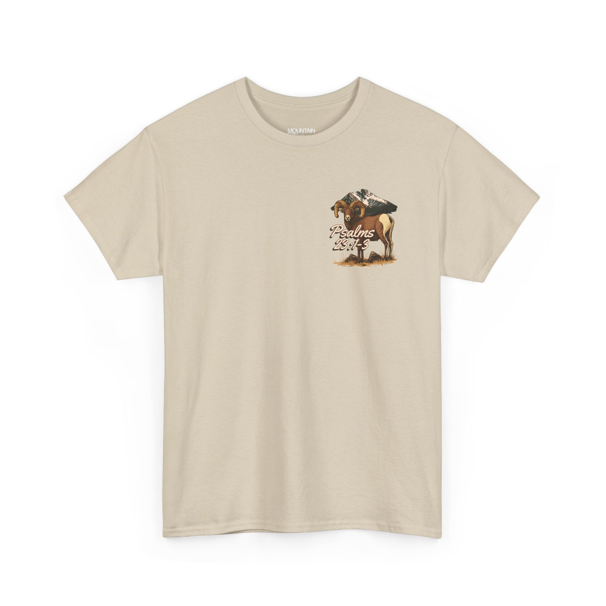 Psalms 23:1-3 Bighorn Tee