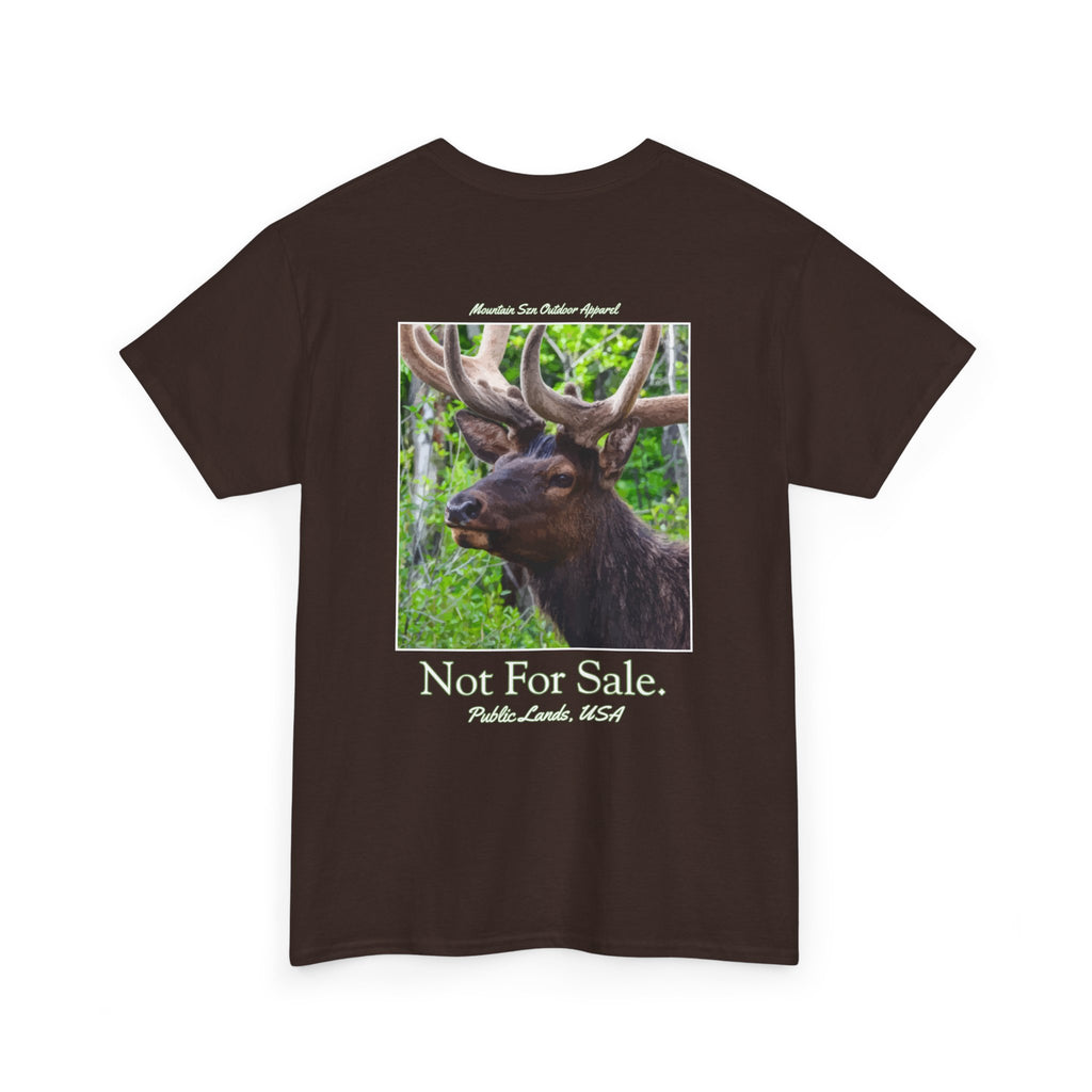 Not For Sale Elk Public Lands Tee