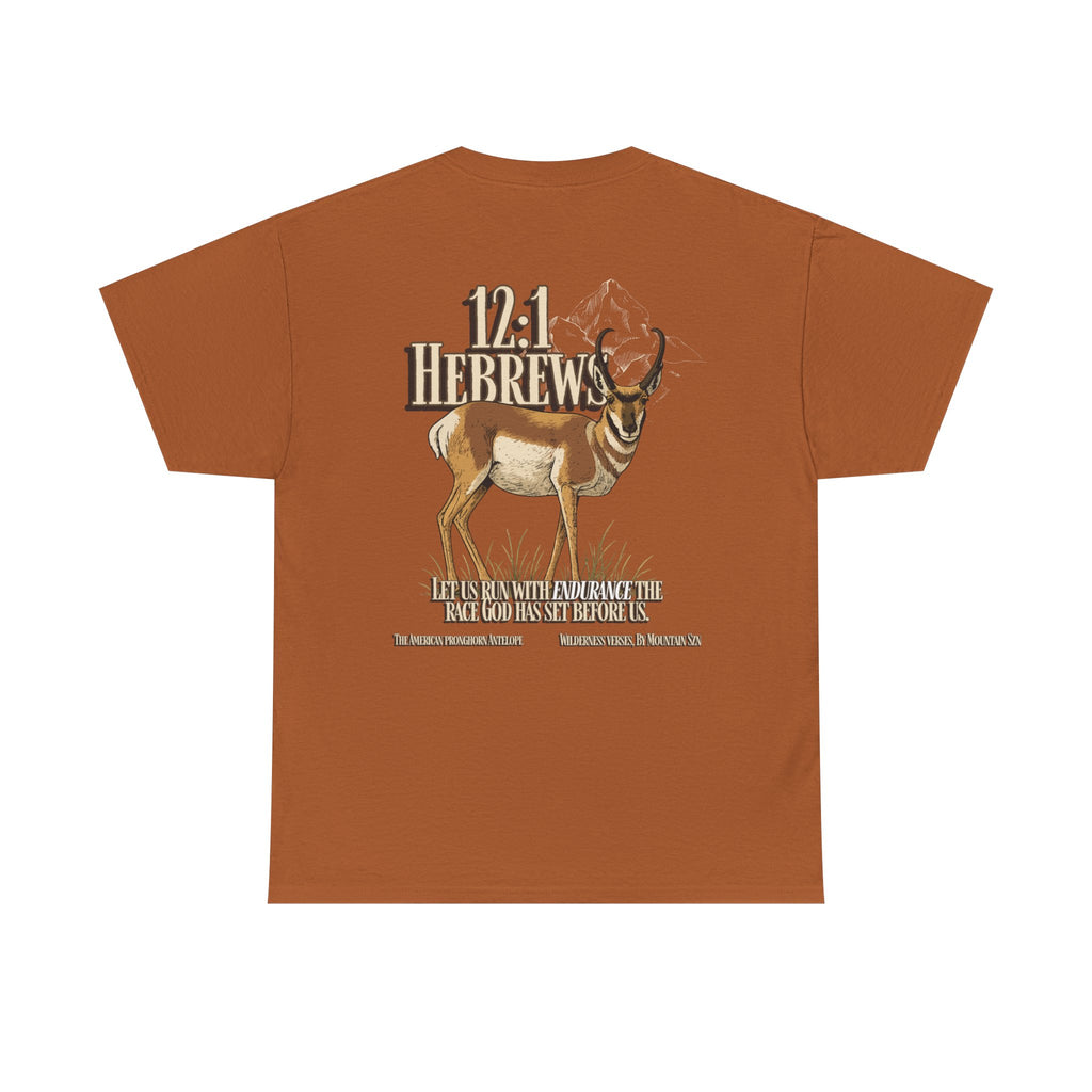 Hebrews 12:1 Pronghorn Tee