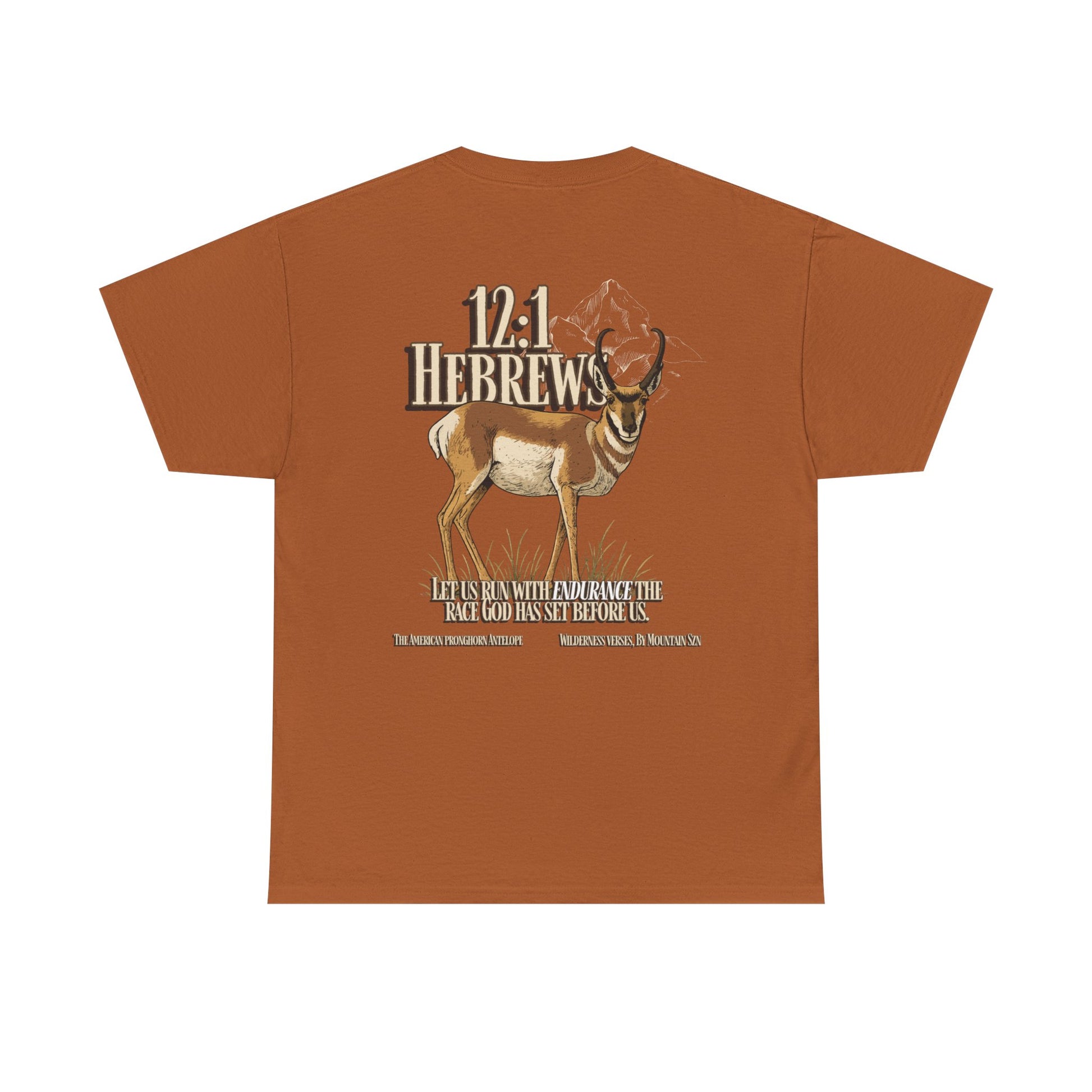 Hebrews 12:1 Pronghorn Tee