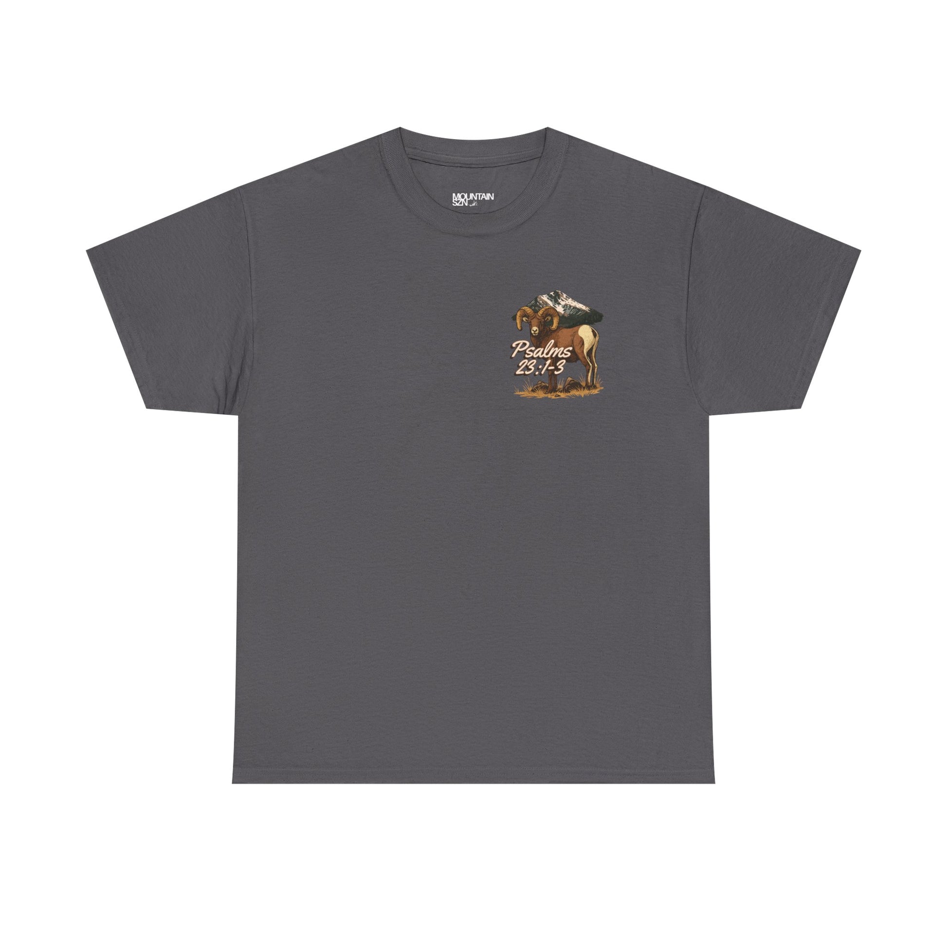 Psalms 23:1-3 Bighorn Tee